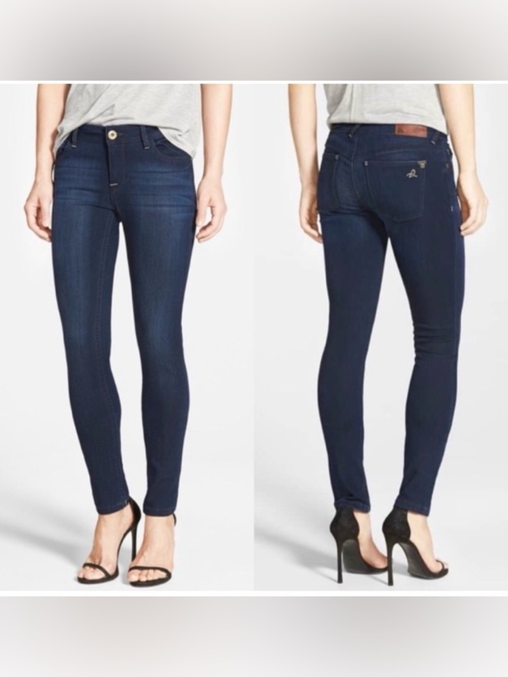 DL1961 Woman's Jeans Amanda Skinny Twilight Size 32 4Way Stretch 360 Comfort